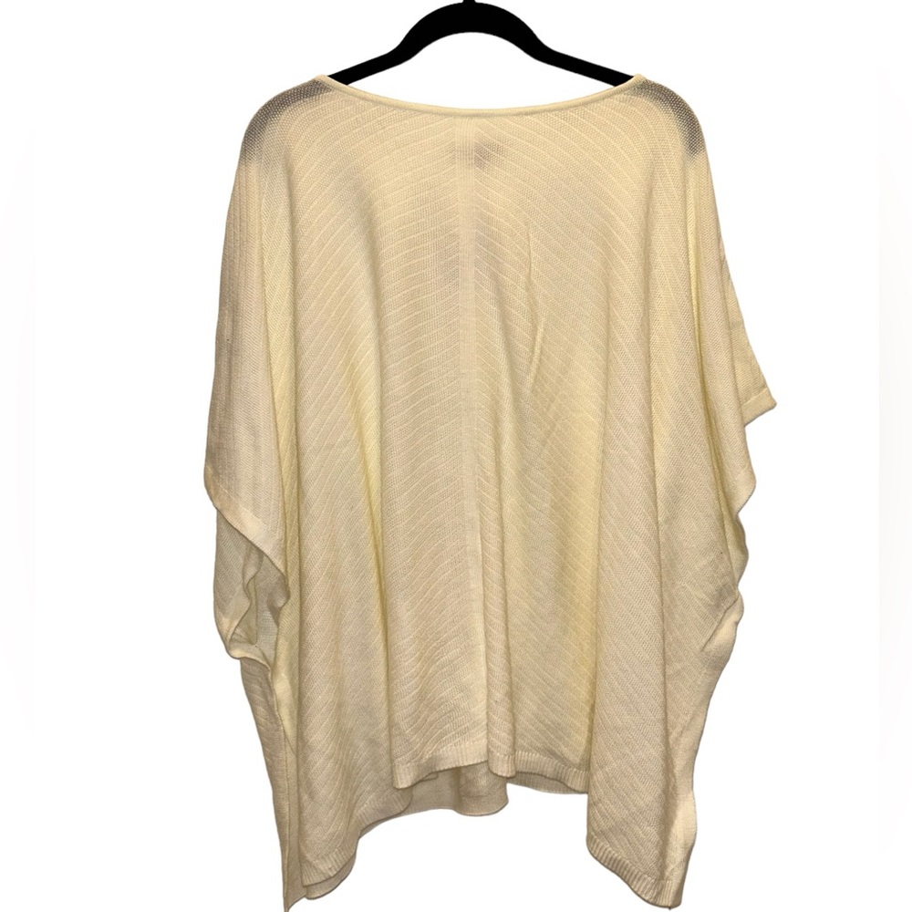 NWT LOFT Poncho Cream - XS/S